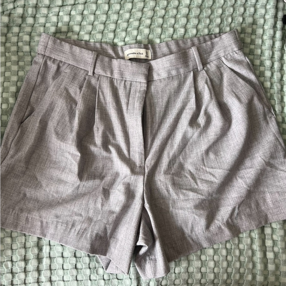 Grey A&F Dress Shorts